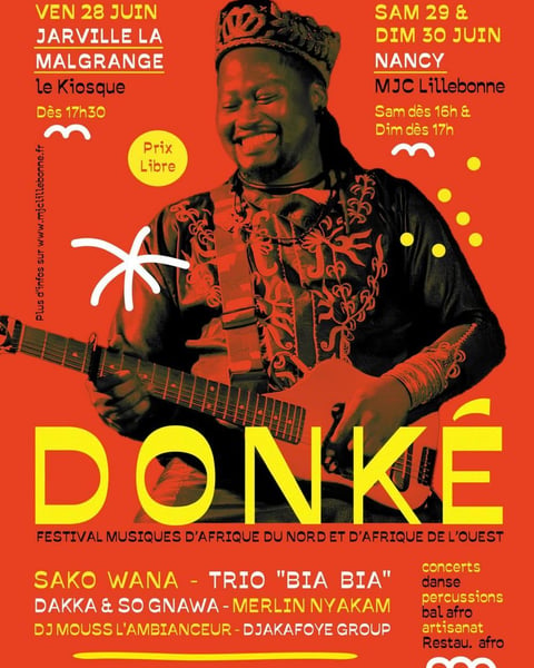 Donké 2027 Festival musiques d'Afrique du Nord et d'Afrique de l'Ouest