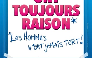 Les femmes ont toujours raison, les hommes n'ont jamais tort !