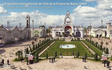 L'exposition universelle du Grand Est de la France en 1909 à Nancy