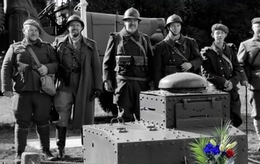 Découverte d'un ouvrage de la ligne Maginot