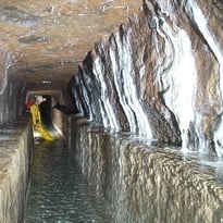 Visite d'un ancien aqueduc souterrain pour les journées du patrimoine