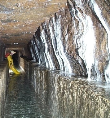Visite d'un ancien aqueduc souterrain pour les journées du patrimoine