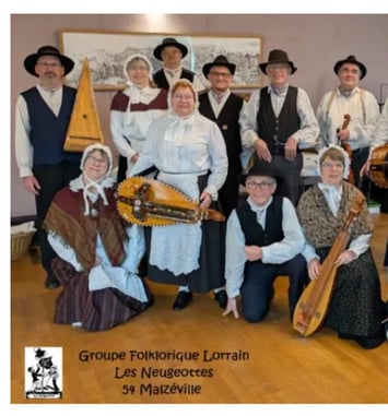 Spectacle de danses traditionnelles lorraines par "Les Neugeottes"