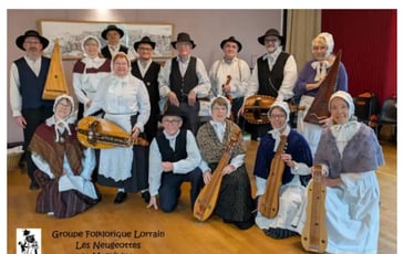 Spectacle de danses traditionnelles lorraines par "Les Neugeottes"