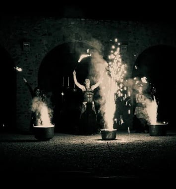 Spectacle de feu « Jeux de sorcières »