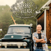L’arbre du Village par l’artiste à la craie