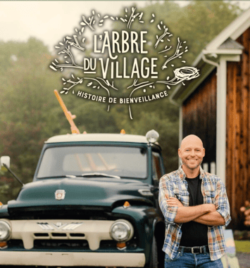 L’arbre du Village par l’artiste à la craie