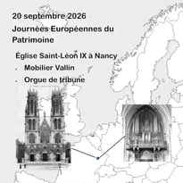 Grand orgue et mobilier Vallin de l'église Saint-Léon
