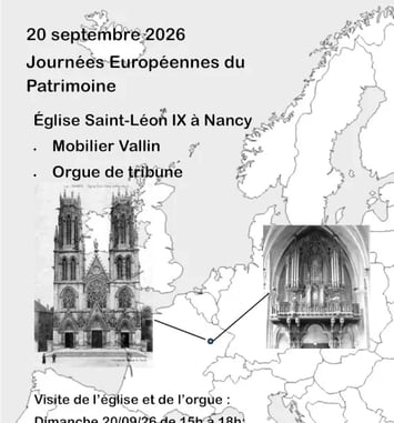 Grand orgue et mobilier Vallin de l'église Saint-Léon