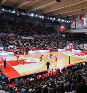Visite du Palais des sports Jean-Weille