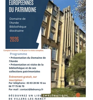 Visite de la bibliothèque diocésaine de Nancy
