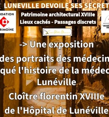 Galerie des portraits des médecins qui ont marqué l'histoire de la médecine à Lunéville