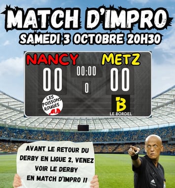 Match d'improvisation Nancy-Metz