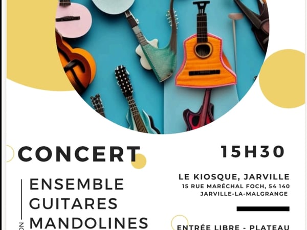 Concert annuel de l’Ensemble Guitares Mandolines de Jarville la Malgrange