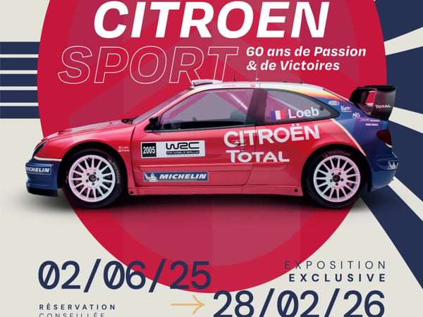 Exposition - Citroën Sport, 60 ans de passion et de victoires