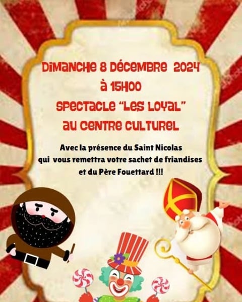 Spectacle, représentation - Saint Nicolas au Club Saint Nicolas