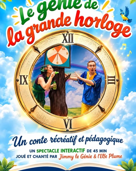 Spectacle conté - Saint-Nicolas dans les quartiers - Le génie de la grande horloge