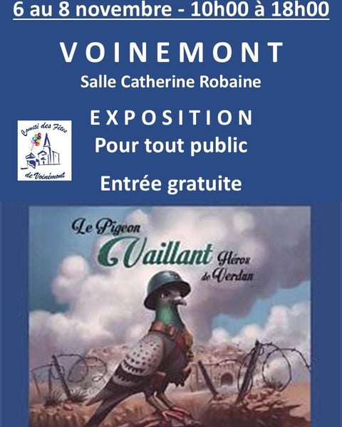Exposition "Pigeon Vaillant, héros de Verdun"